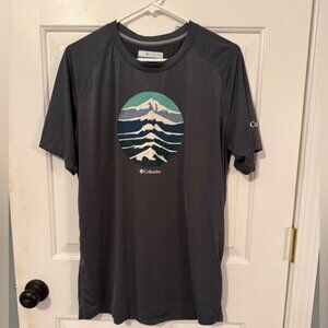 Columbia Men's Dark Gray Mountain Tee